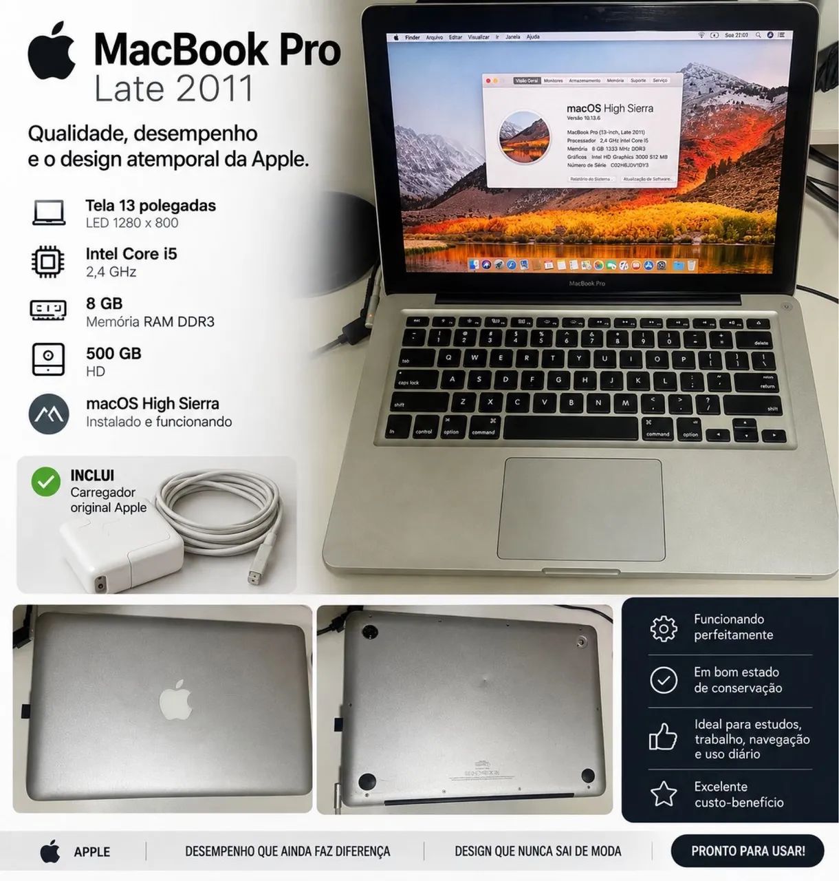 MacBook Pro late 2011 - Notebooks - Portão, Curitiba 1534016753 | OLX