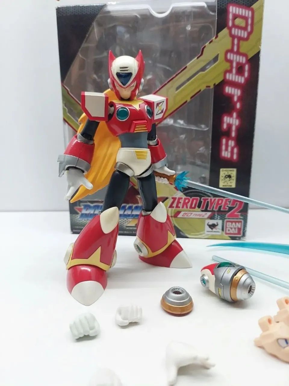 Zero V2 Megaman rockman D-Arts bandai boneco figura original