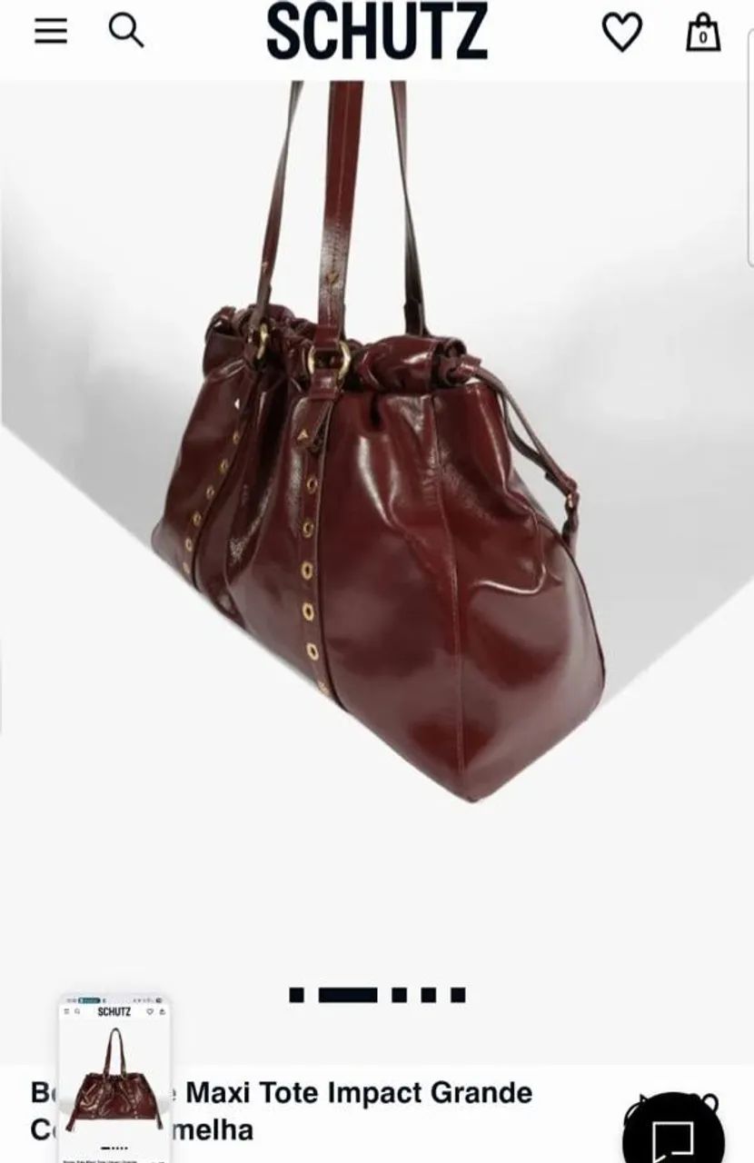 BOLSA NOVA SHULTZ COURO - Foto 4