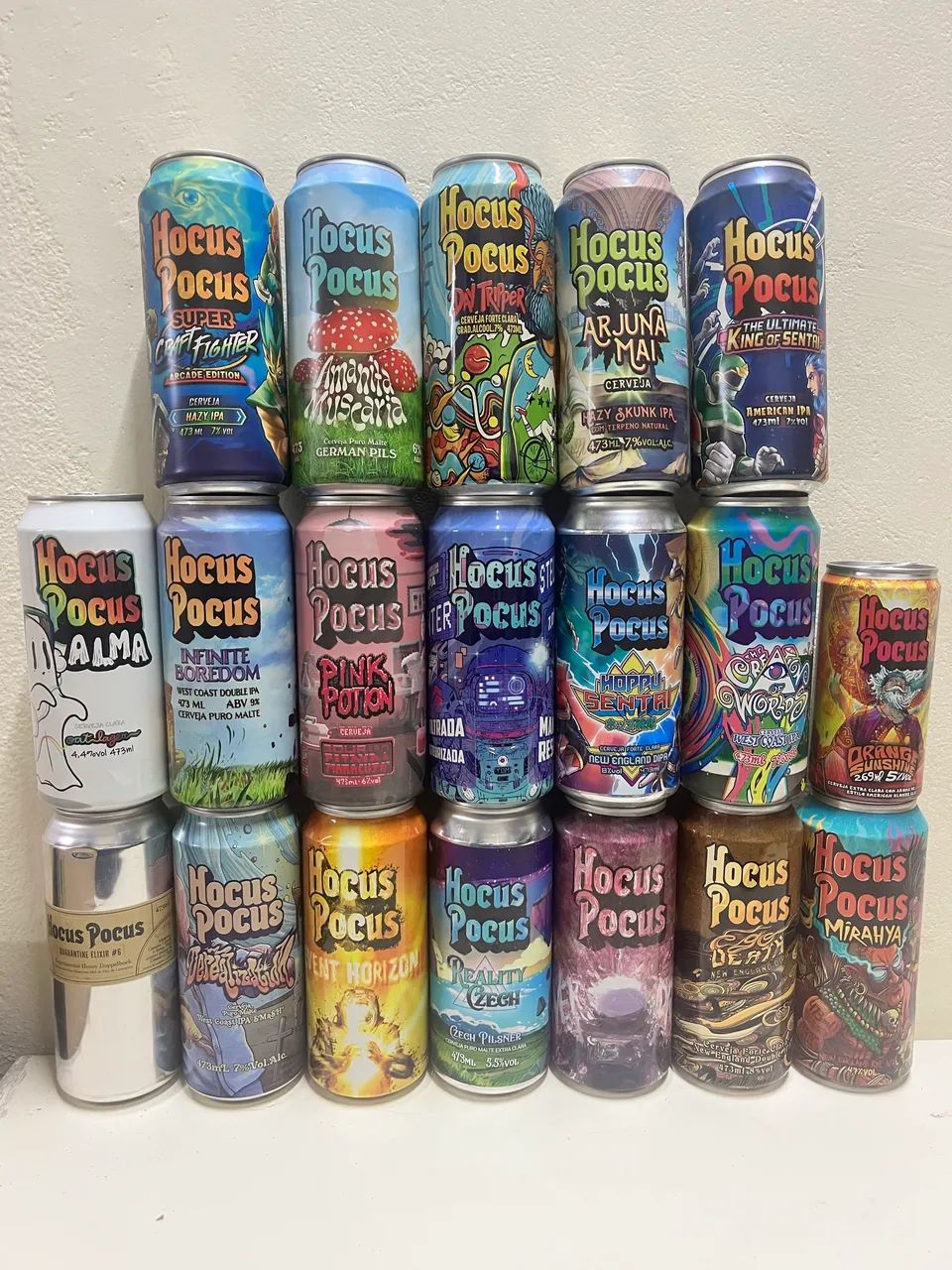 Coleção hocus pocus 19 latas 