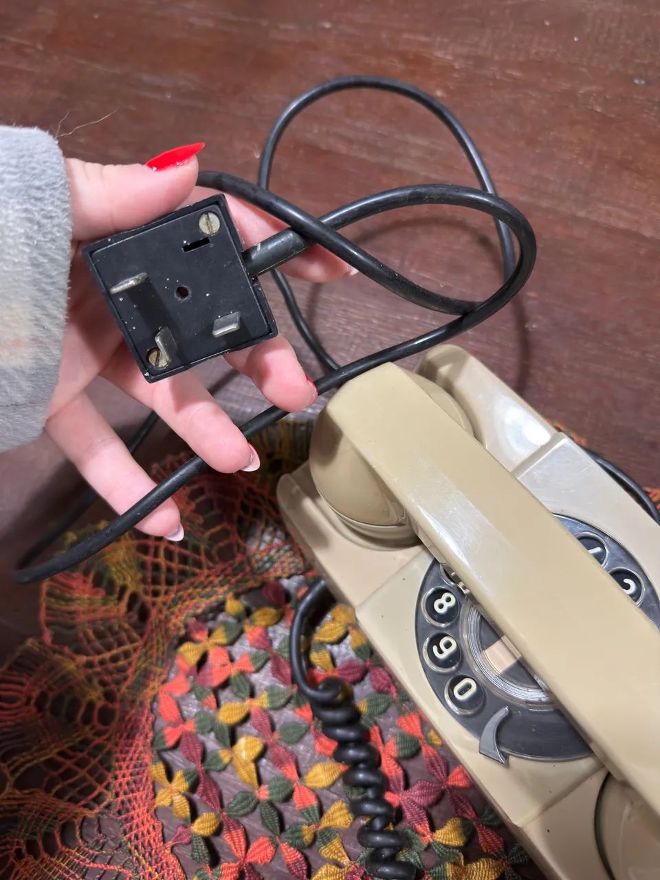 telefone antigo de discar 
