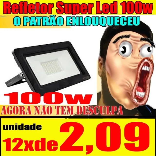 Refletor 100w bivolt  