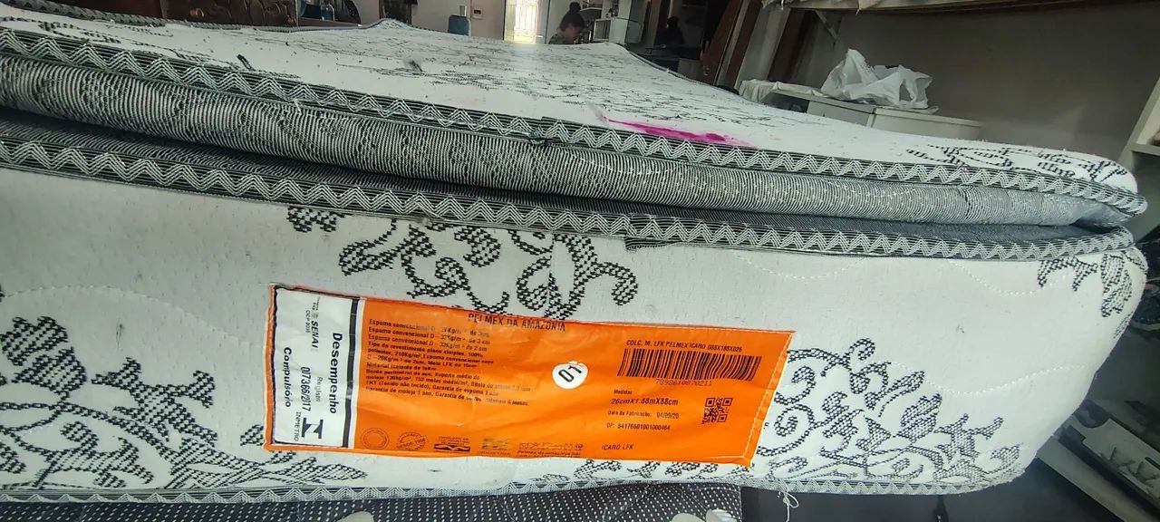 COLCHÃO SOLTEIRO DE MOLAS USADO PELMEX R$290 ENTREGA GRÁTIS  - Foto 2