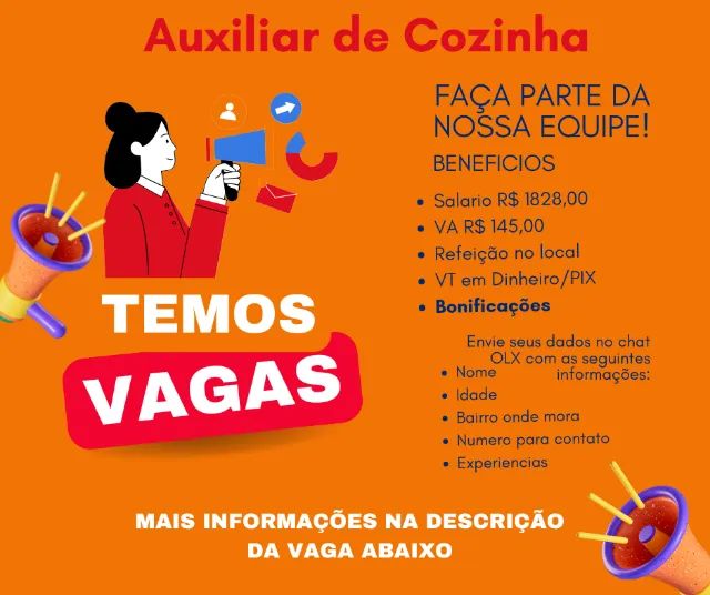Auxiliar de Cozinha