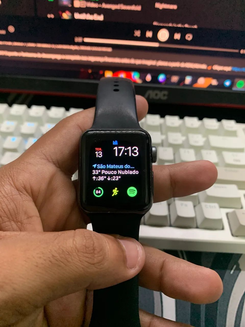 (Venda ou troca) Apple Watch 3 38mm - Foto 3