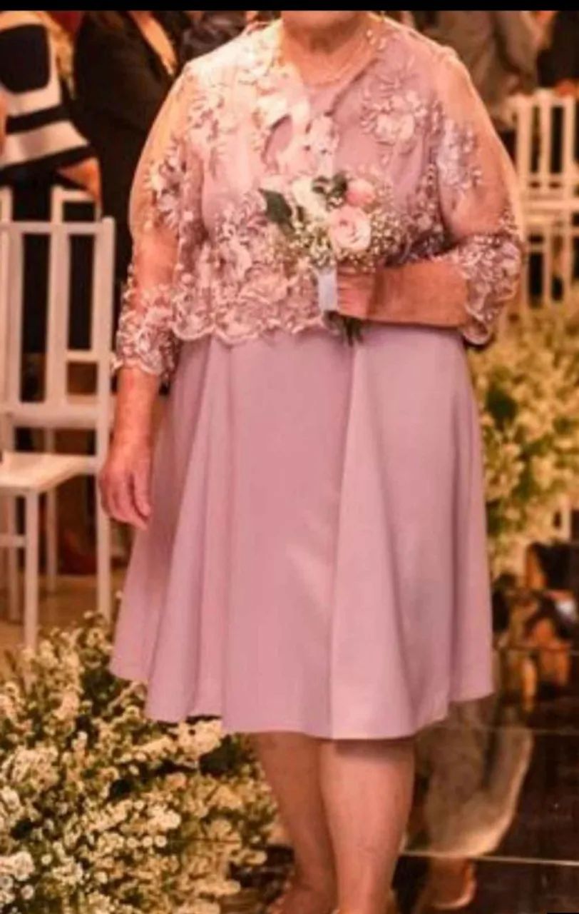 Vestido côr Rosê