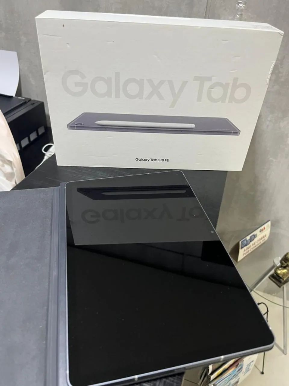 Galaxy Tab S10 FE 128GB Cinza + S Pen - Seminovo - Foto 3