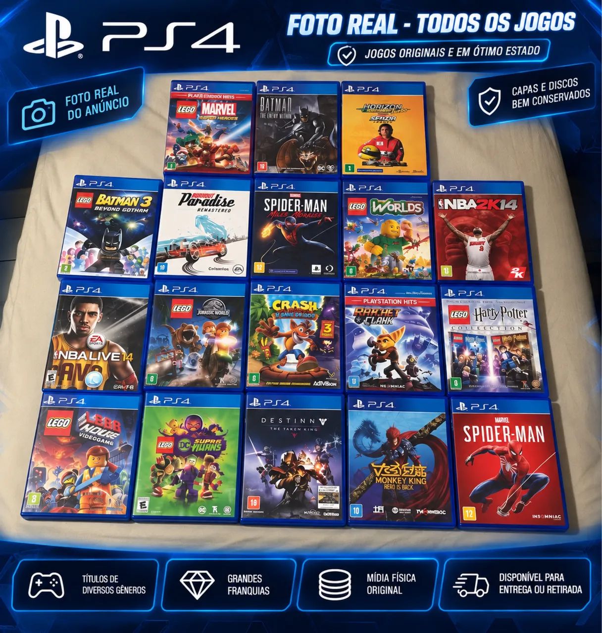 Jogos PS4 - diversos - Foto 2