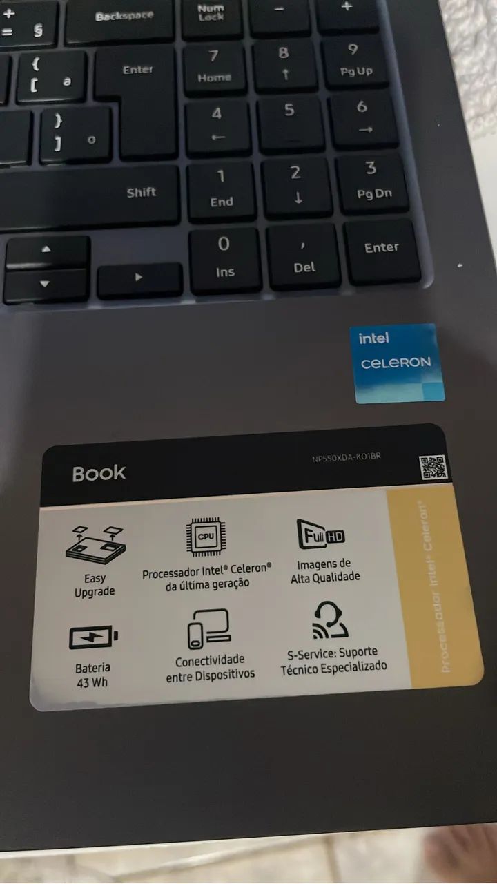 Notebook Samsung Book de 15,6?, com Intel Celeron. - Foto 2