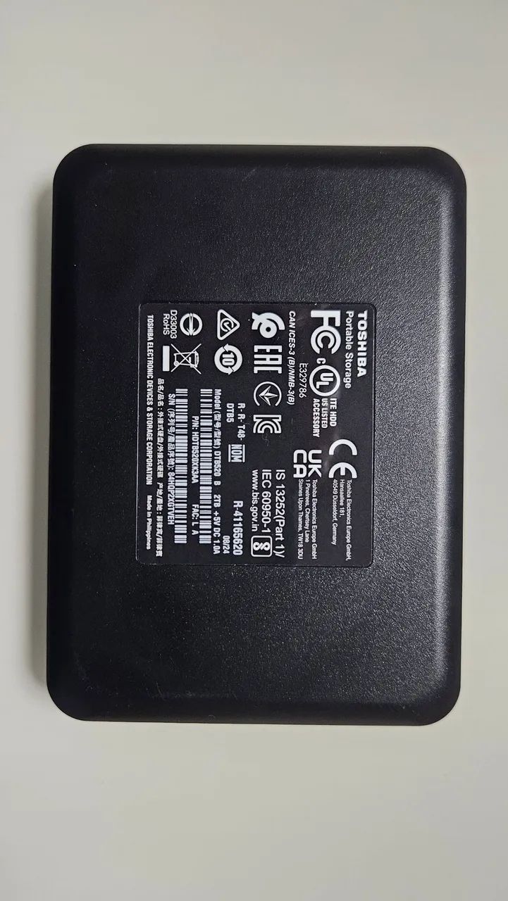 HD Externo Toshiba 2TB Canvio Basics Preto - Foto 5