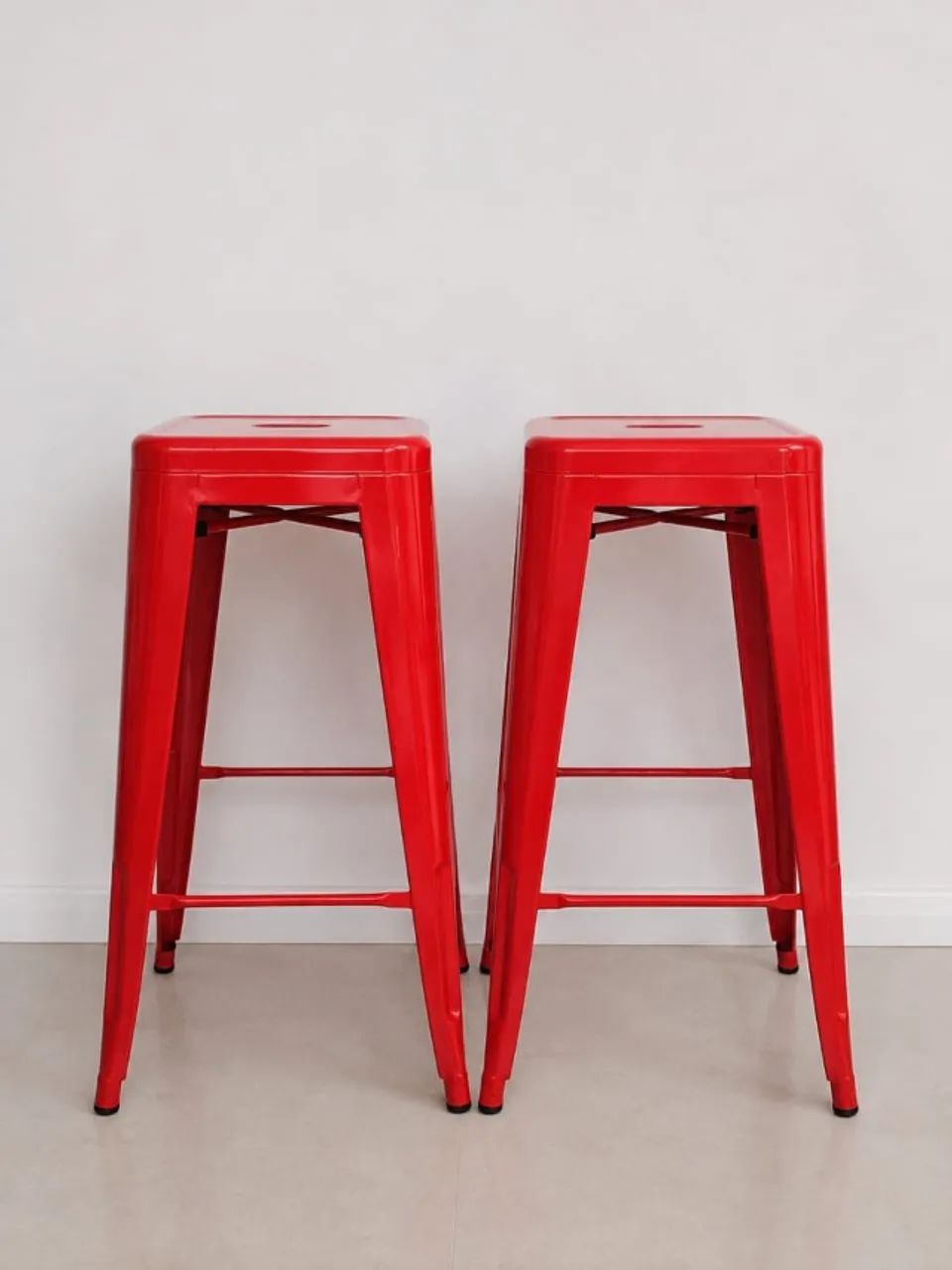 2 Banquetas Fixas Metálicas