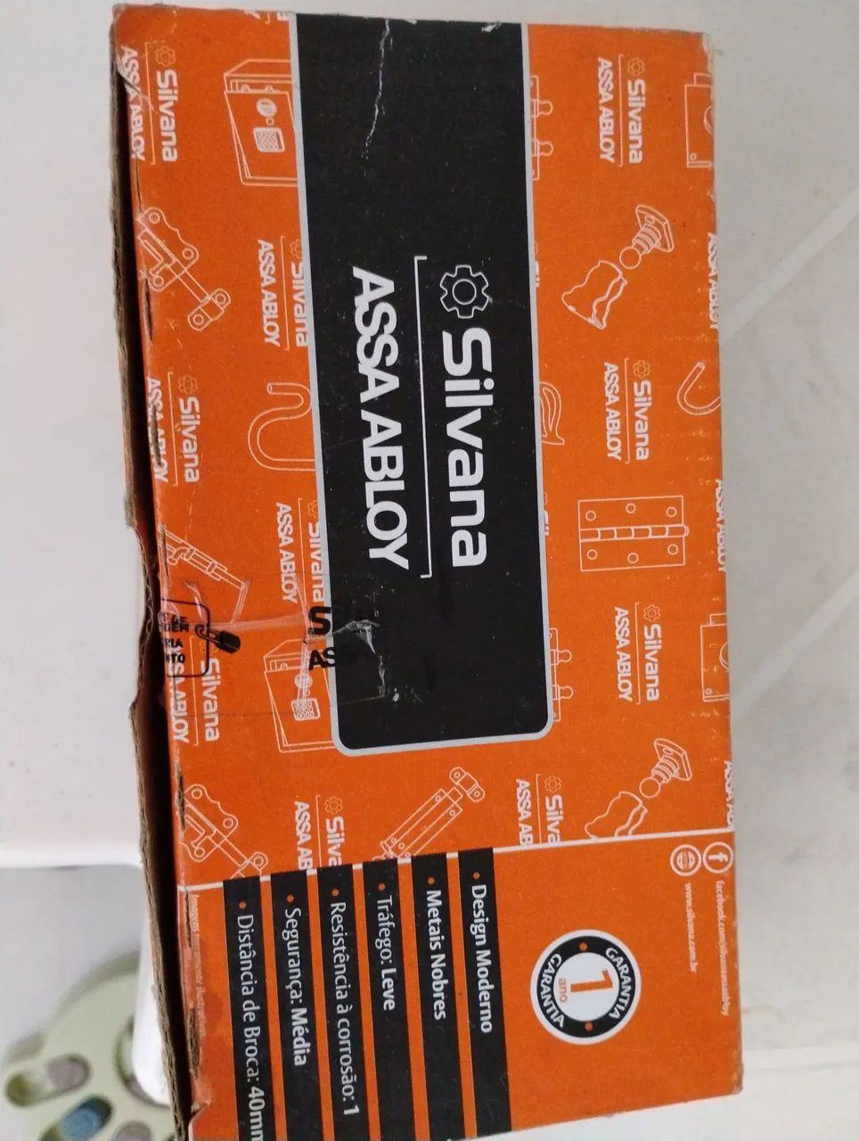 Fechadura cromada Silvana 