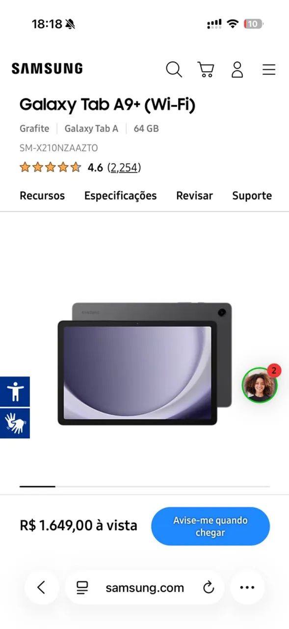 TABLET SAMSUNG TAB A9+ 11polegadas - Foto 4
