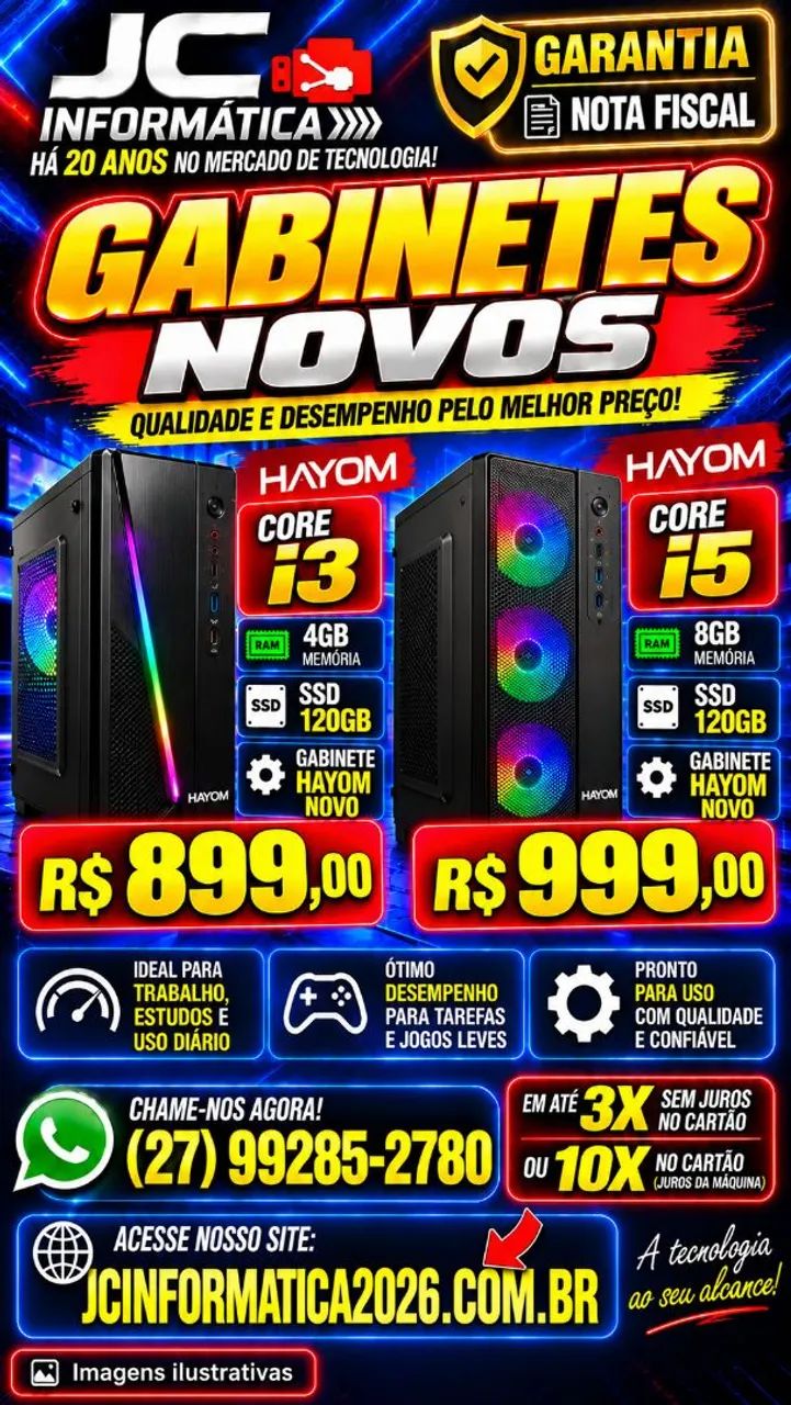 Computadores e gabinetes nota fiscal  - Foto 2