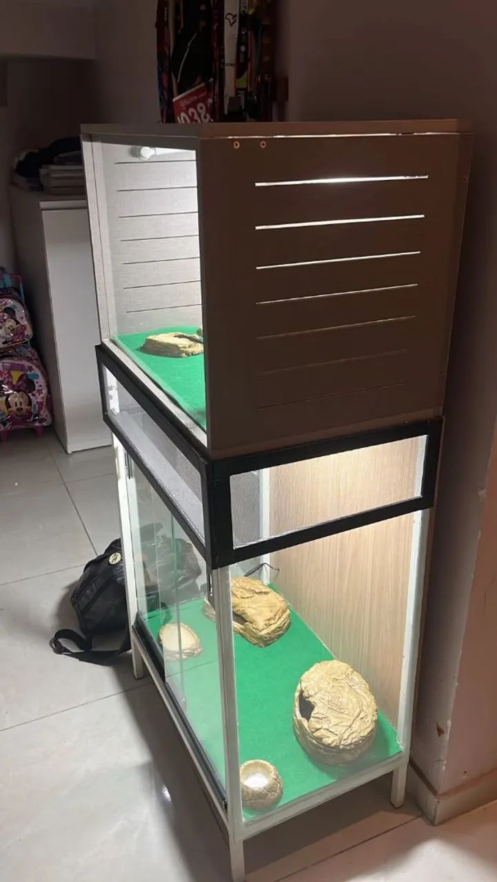 Terrário novinho 800,00