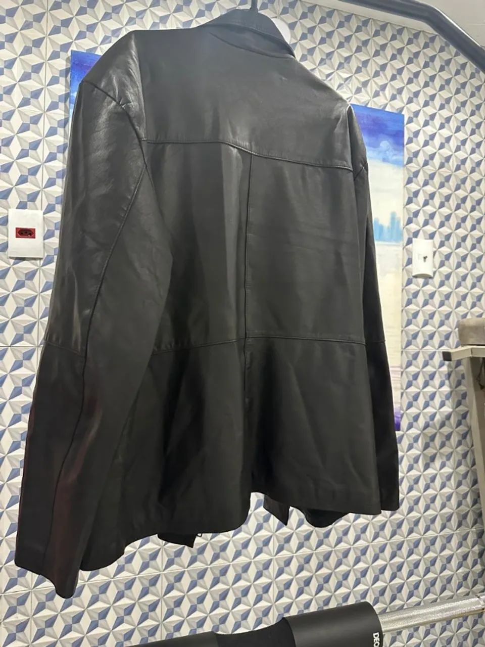 Casaco masculino de couro legítimo  - Foto 2