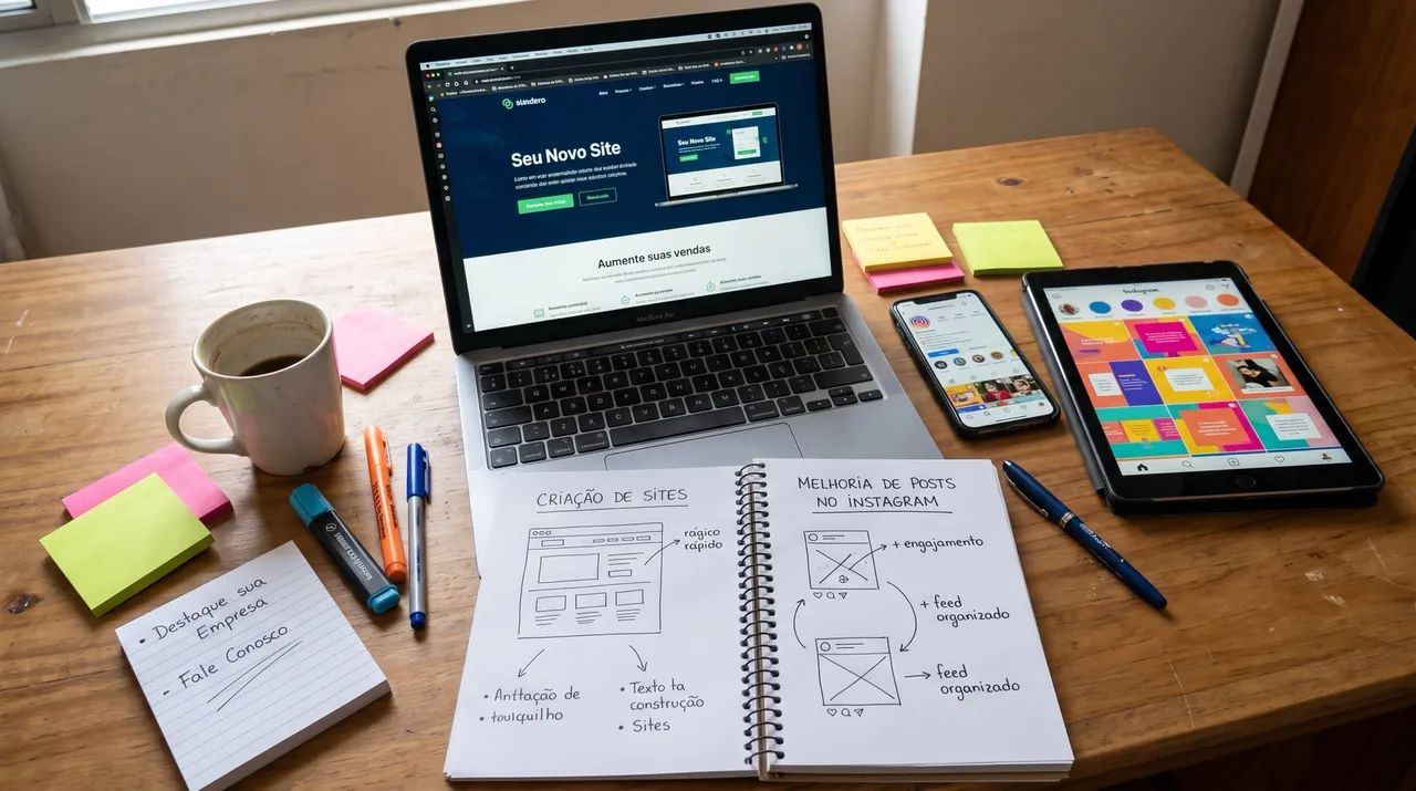 Sites personalizados e melhoria de feed 