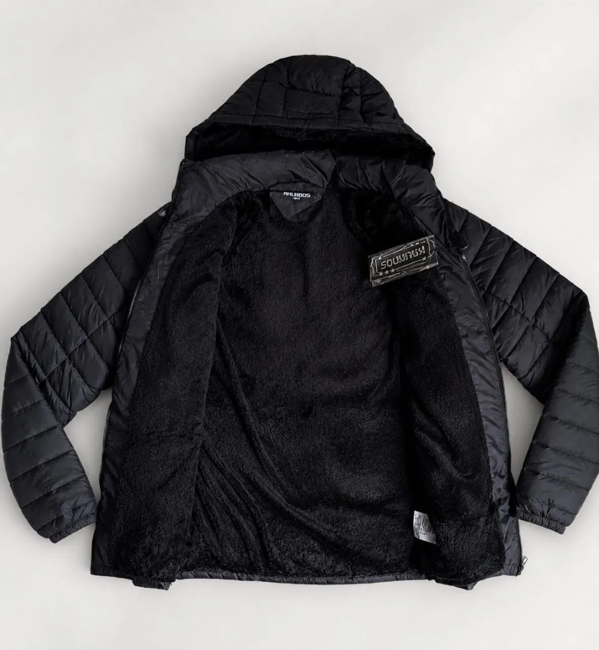 Jaqueta Puffer Forrada com Capuz 