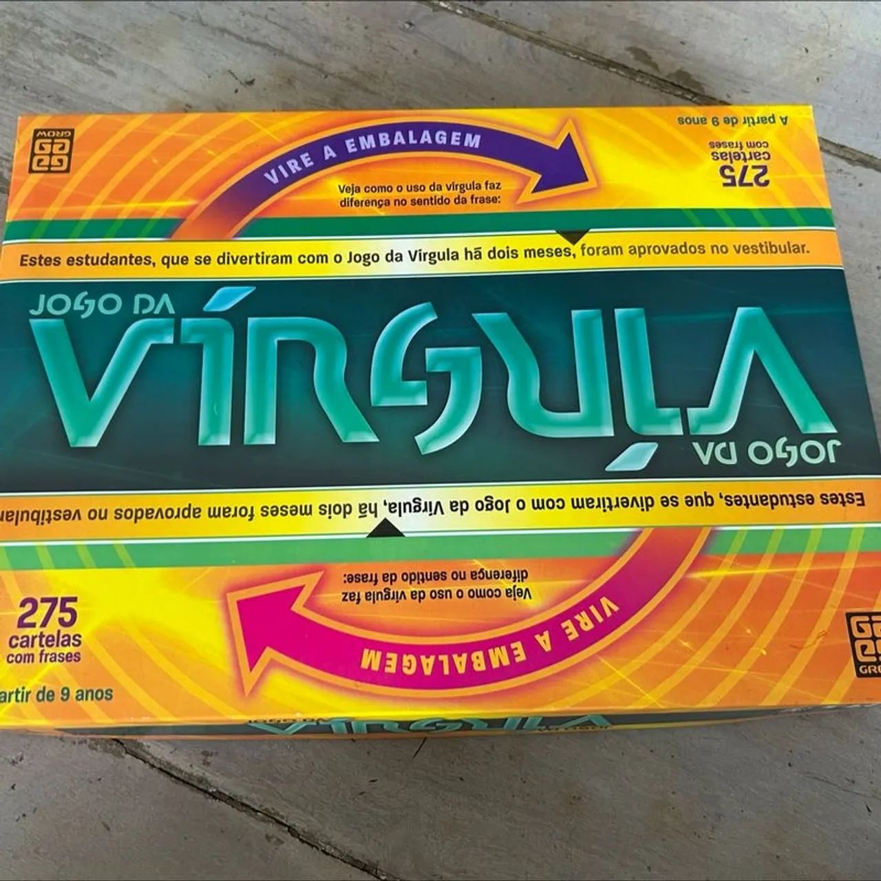 Jogo da Vírgula - Tabuleiro