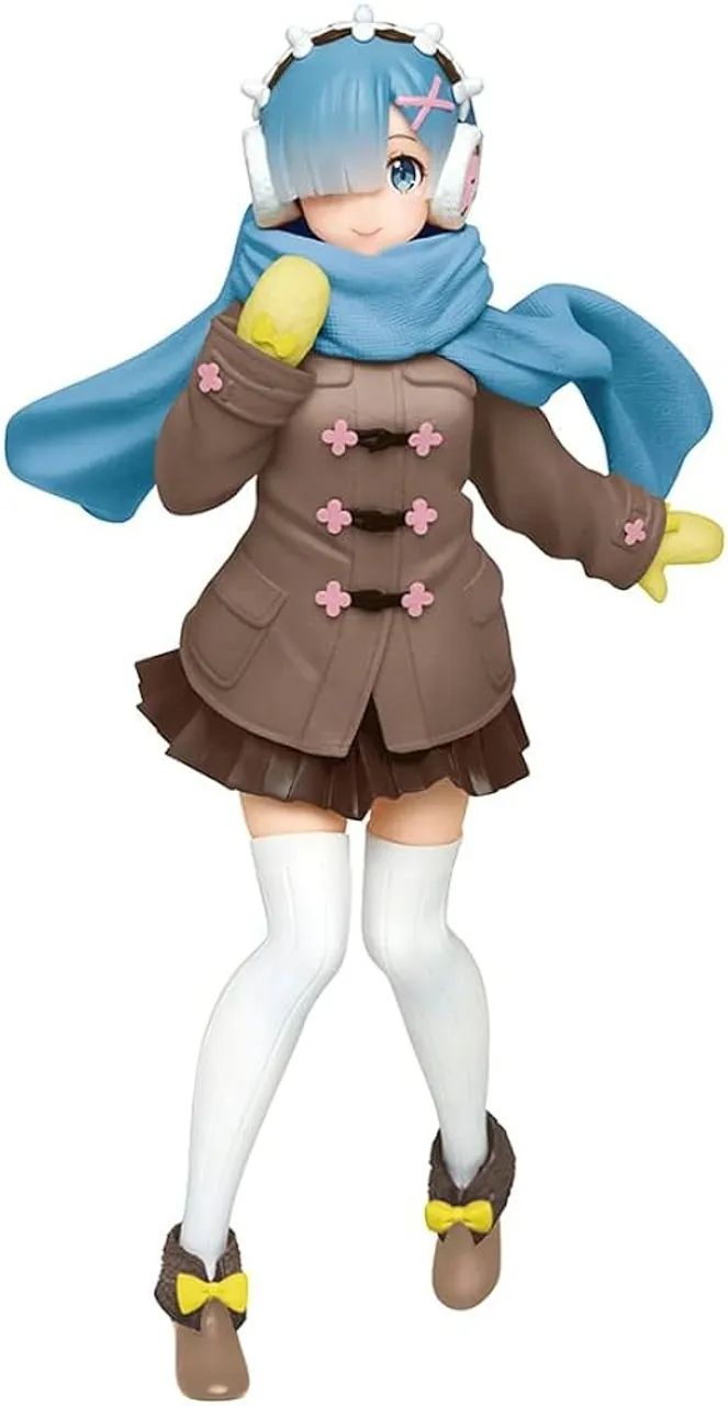 Rem Winter Coat Renewal Precious Figure Taito Original Re Zero