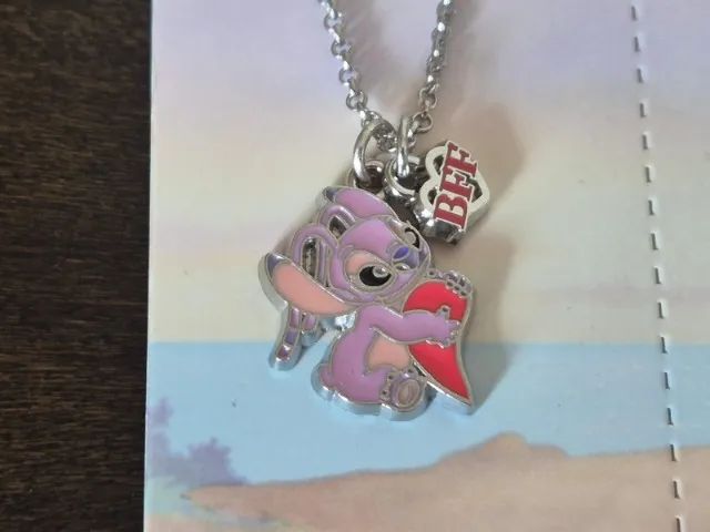 Kit 2 Colares. Stitch E Angel. Colar Da Amizade. Disney! - Foto 5