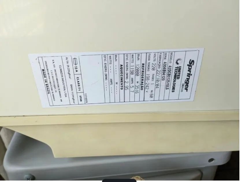 Ar Condicionado Springer 12.000 BTUs - Foto 2