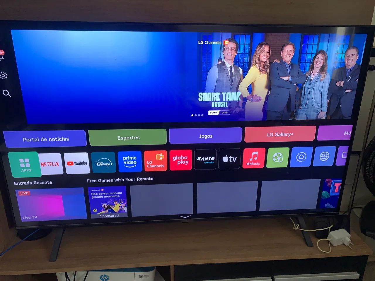 Smart TV Samsung 55 Polegadas - semi nova  - Foto 2