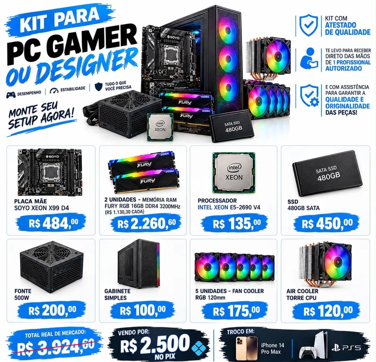 KIT GAMER PU DESIGNER