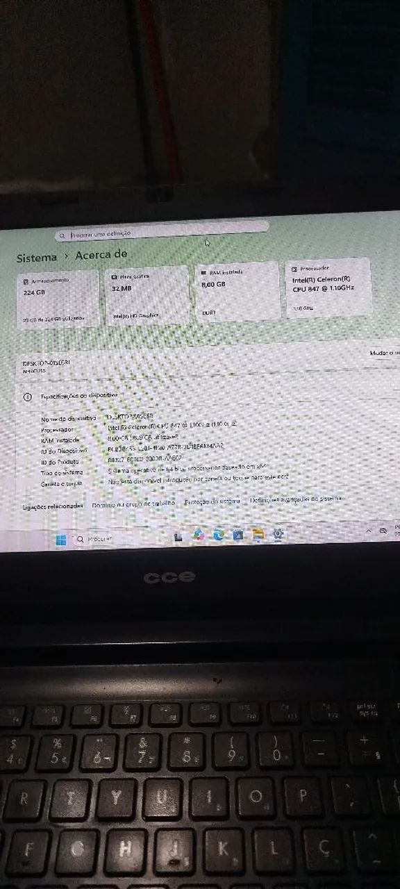 Notebook 8Gb - SSD 240Gb - Foto 3