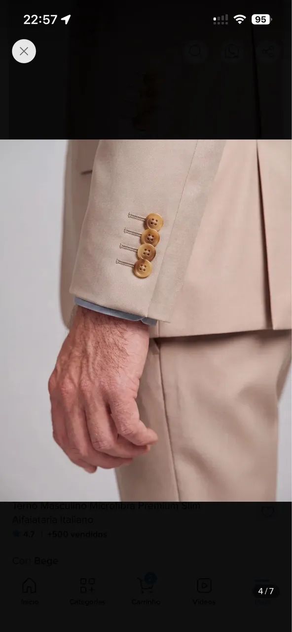 Terno slim italiano  - Foto 2