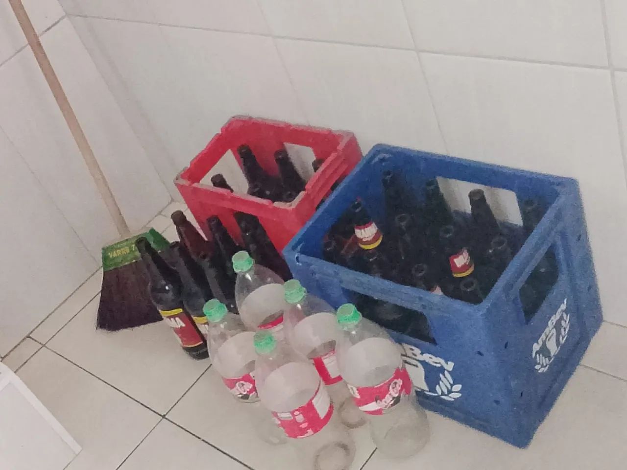 Engradados de cerveja