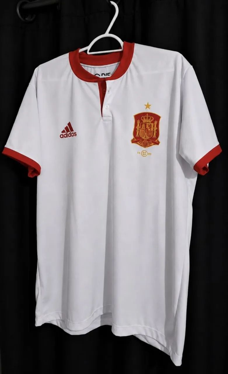 CAMISA ESPANHA TECIDO DRYFIT PREMIUM
