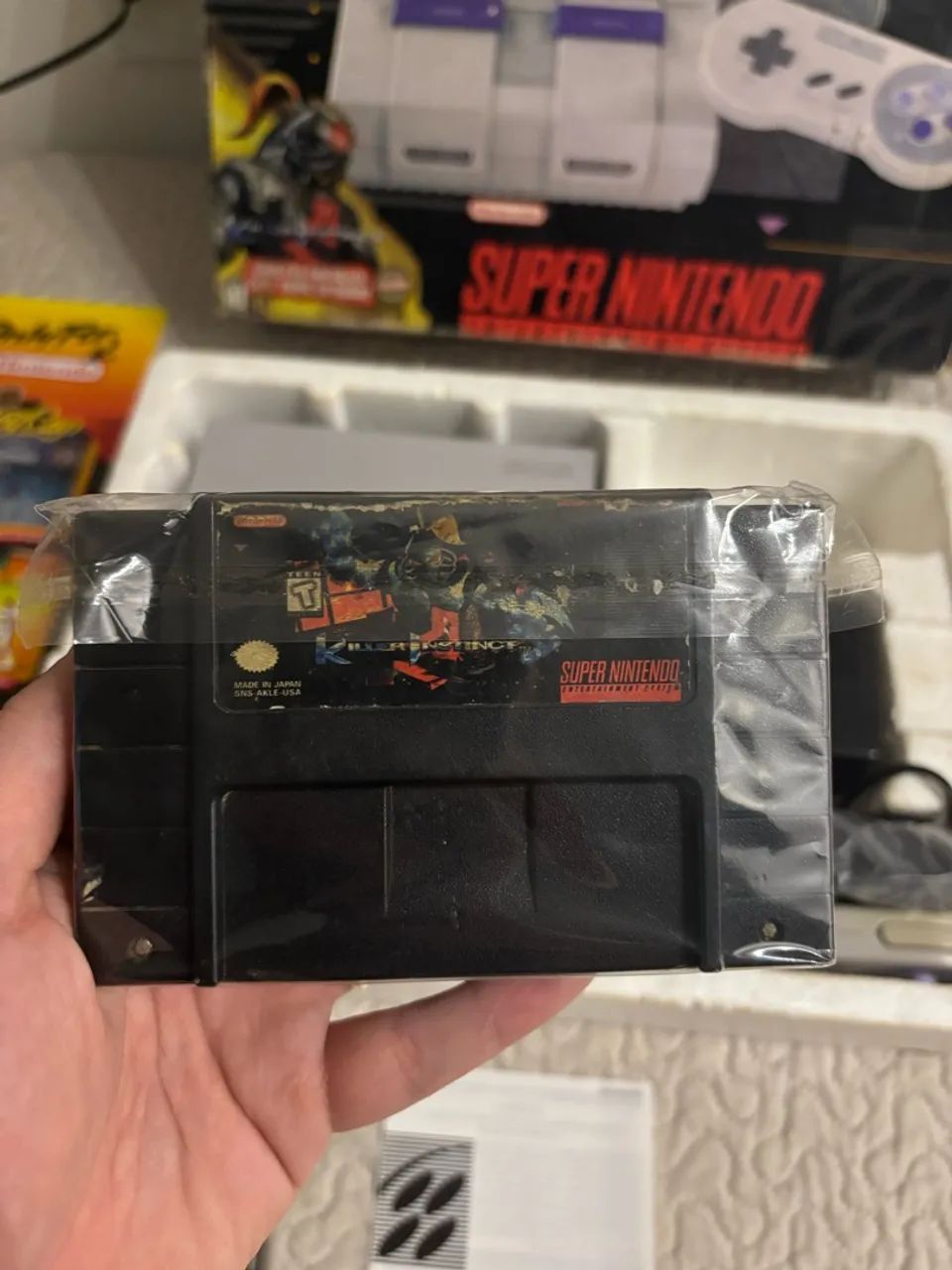 Super Nintendo Bundle Killer Instinct com CD Completo - Foto 3