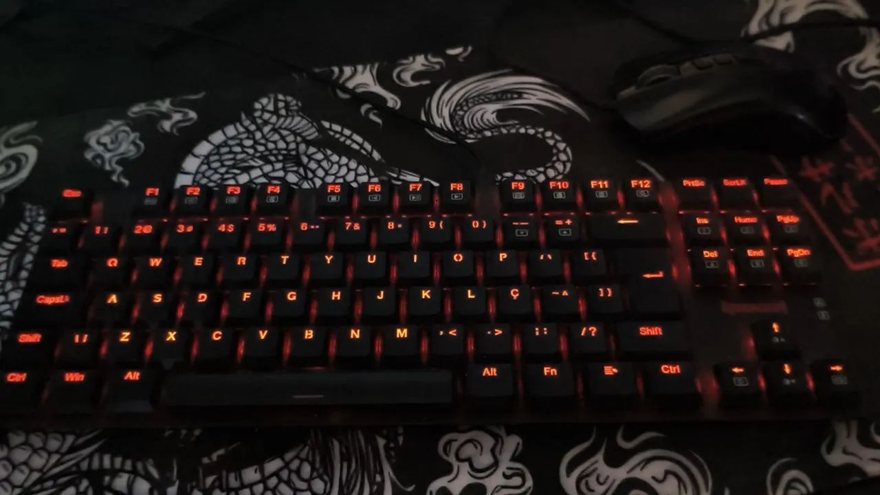 Kit mouse e teclado redragom 