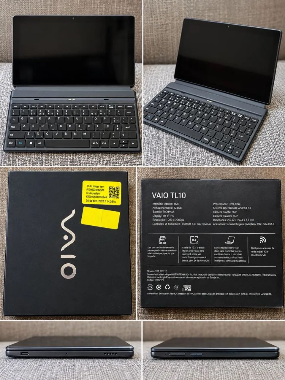 Tablet VAIO TL10 10,1? 8GB RAM 128GB + Teclado Inteligente