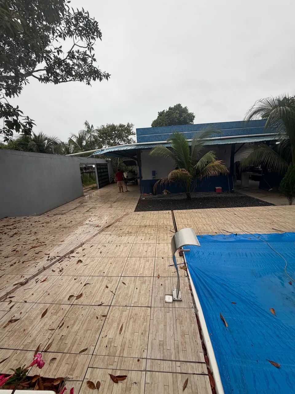 casa com piscina alugo mobiliada por mes  - Foto 2