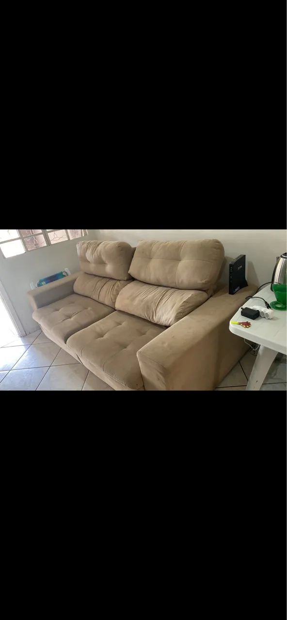 Sofá retrátil inclinável 