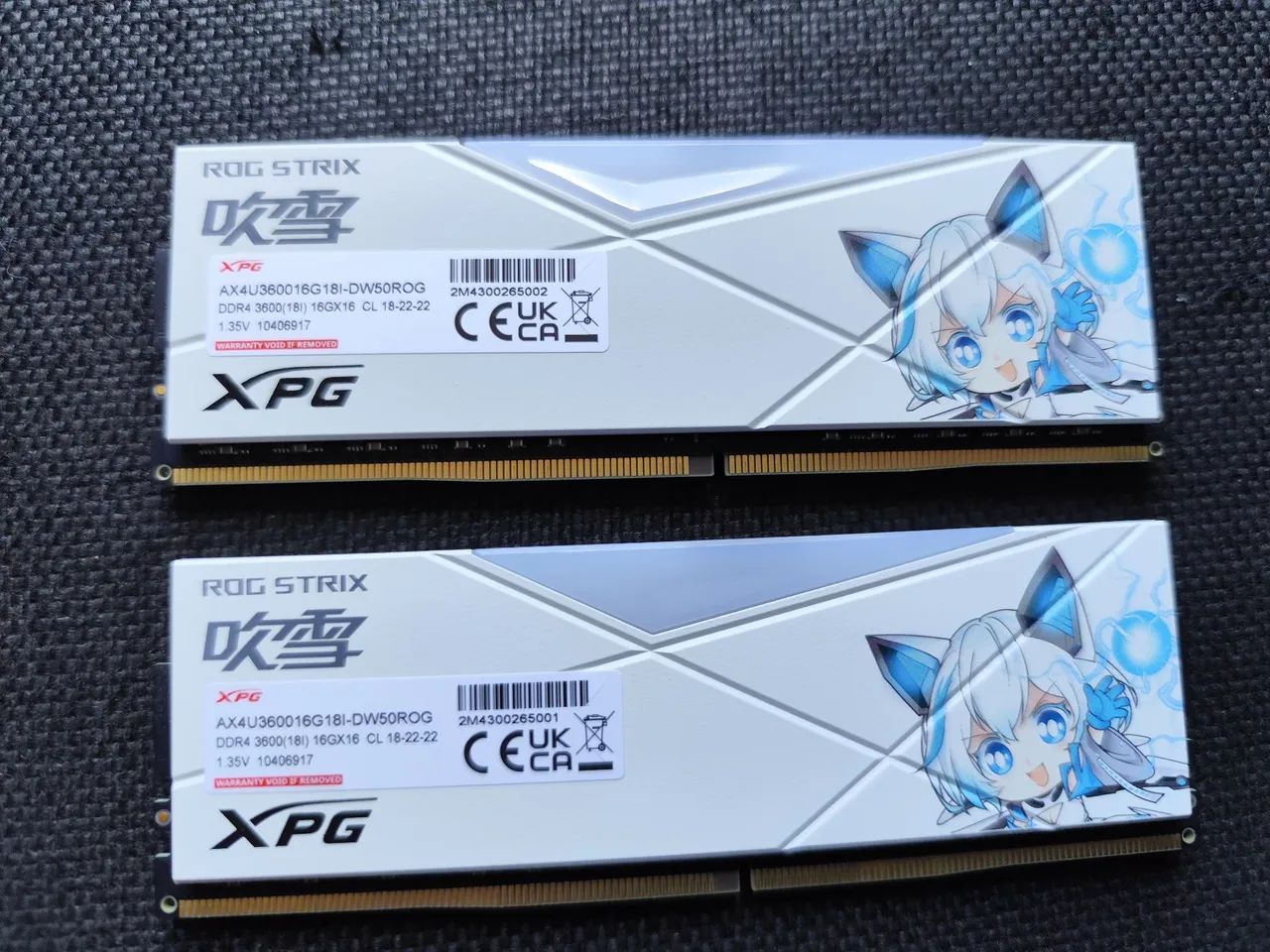 Memória XPG edição limitada Rog Strix