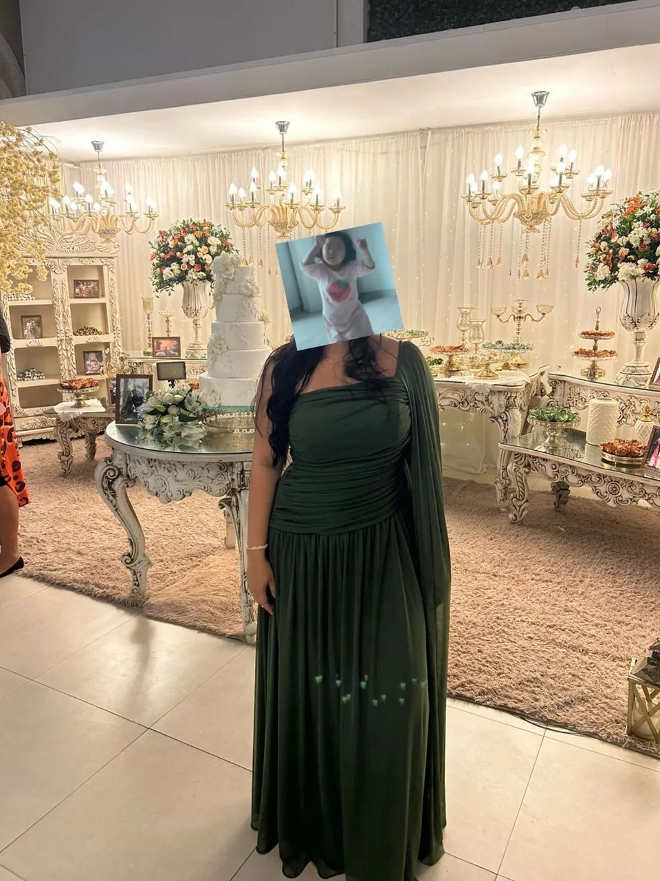 Vestido verde oliva 