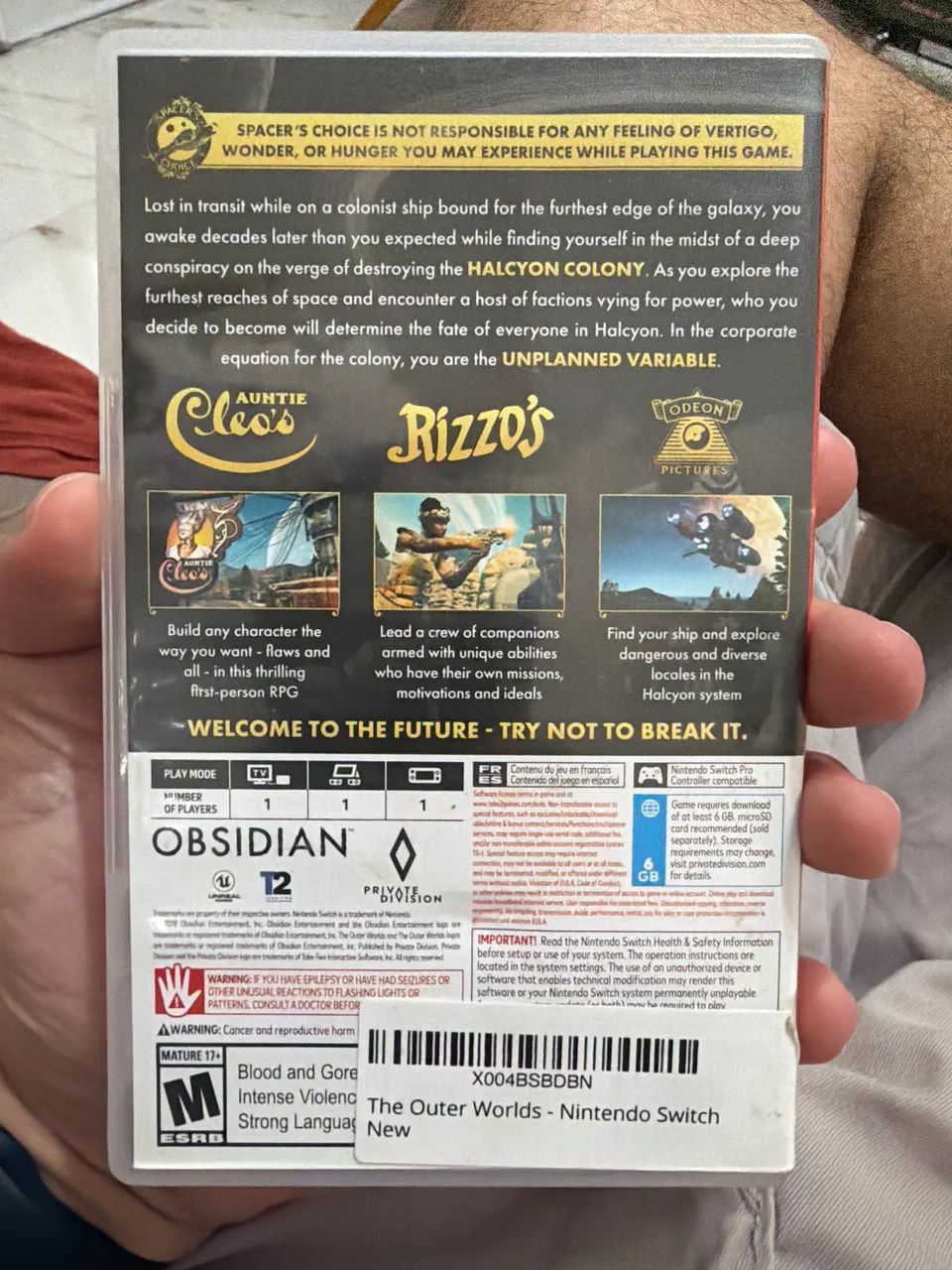 Jogo de Nintendo Switch ? The Outer Worlds? - Foto 2
