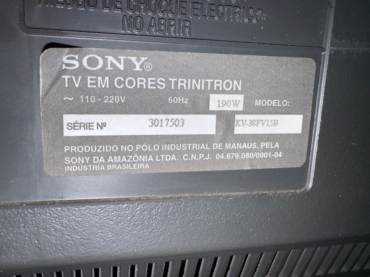 Tv Sony antiga  - Foto 3