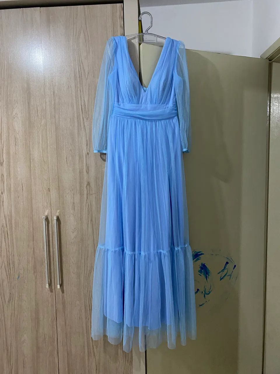 Vende-se Lindo vestido azul - Foto 4