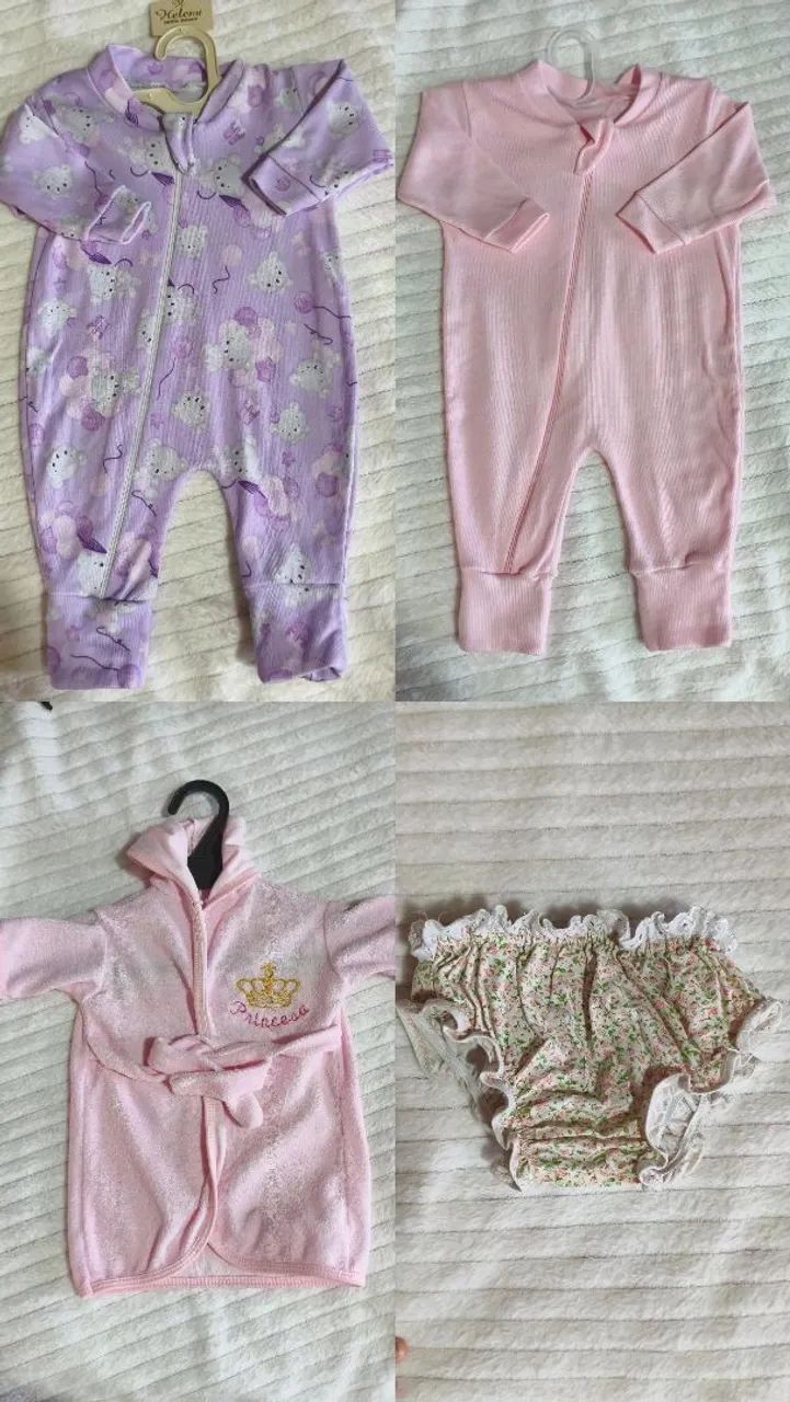 Roupa de bebê veste RN até G - Foto 2