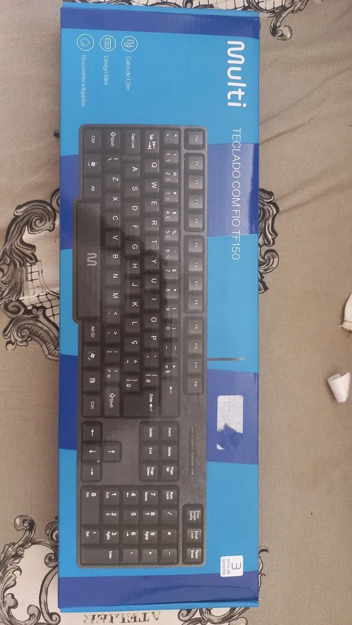 Teclado multilaser USB doméstico 