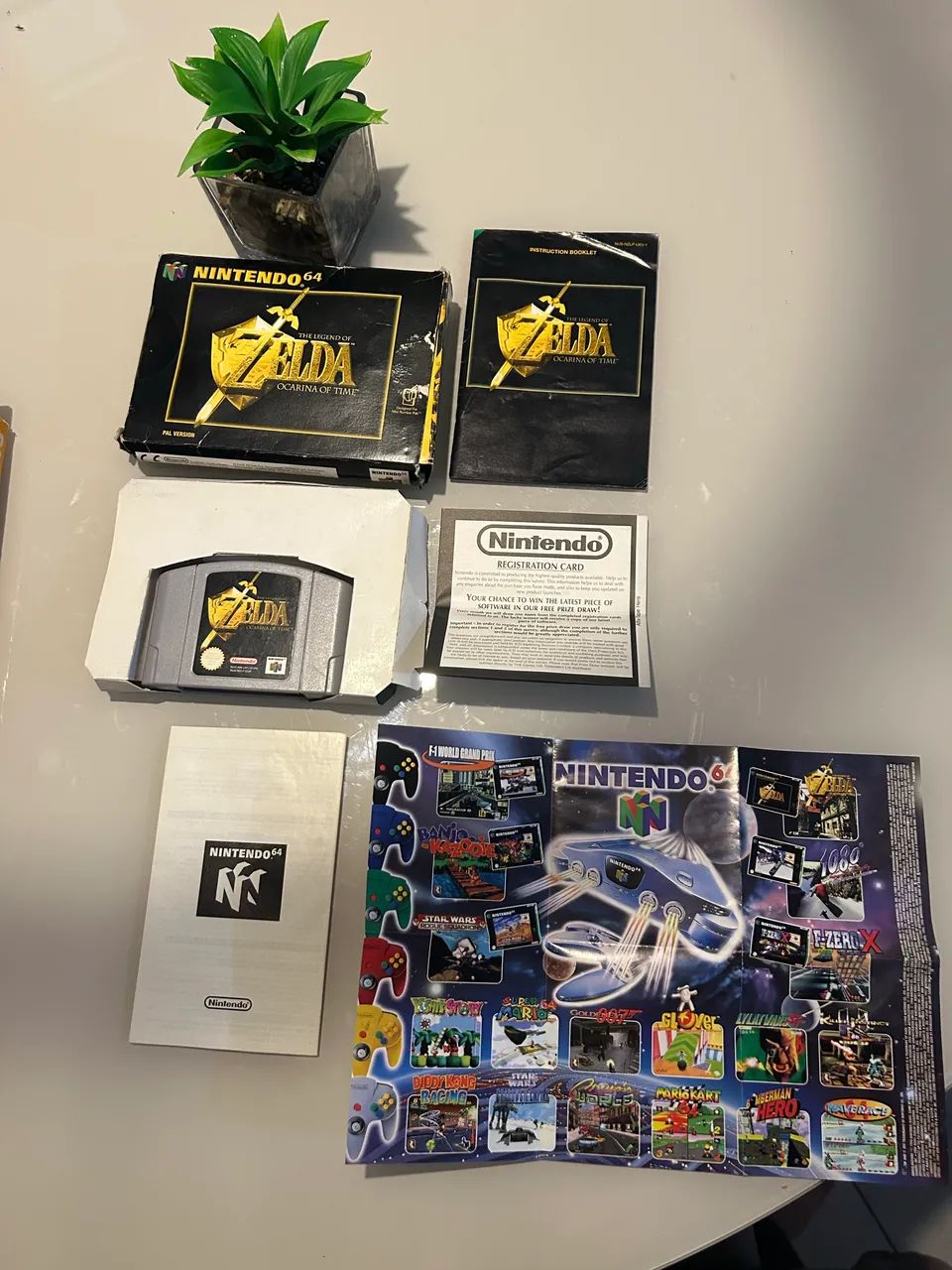 Zelda Ocarina of Time PAL gold - 64 - Jogos de Vídeo Game - Jardim