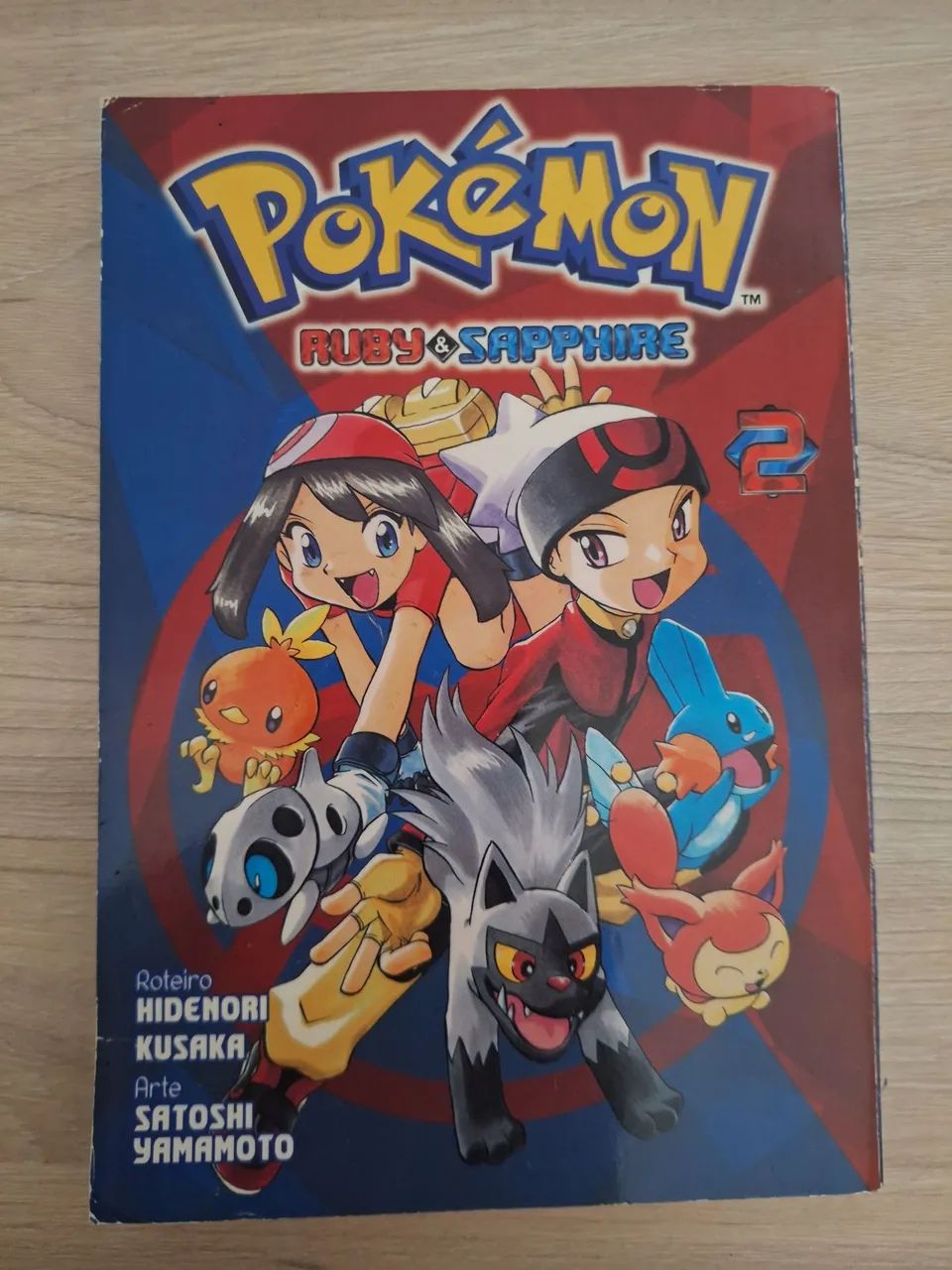 Lote Mangá Pokémon Ruby E Sapphire Vols 1, 2 E 3 - Panini - Foto 2