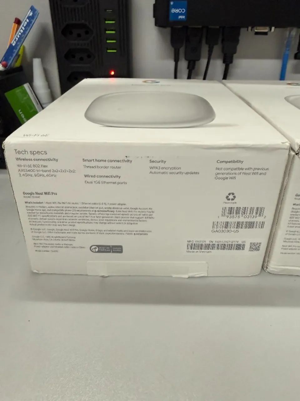 Google Nest Wi-Fi Pro, Cor Branco, Zerado - Foto 2