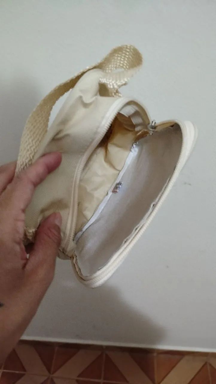 Necessaire infantil bege nova com estampa de elefante - Foto 4
