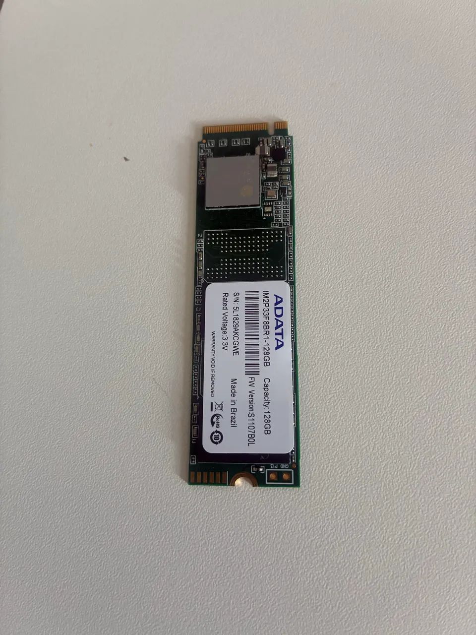 Hd SSD NVME M2 ADATA 128Gb