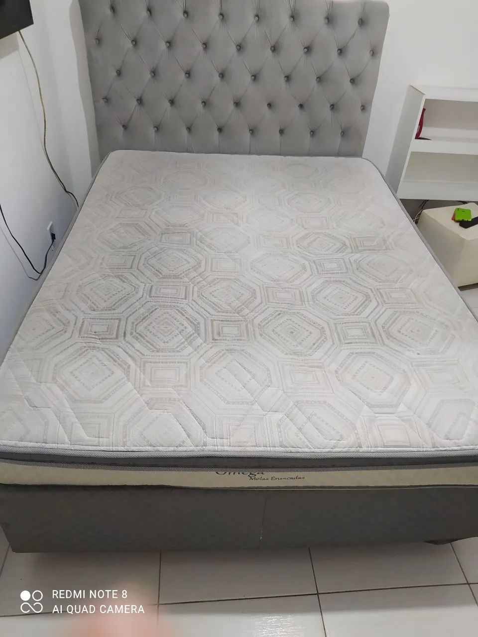 Cabc, capitonê + box + colchão  - Foto 5